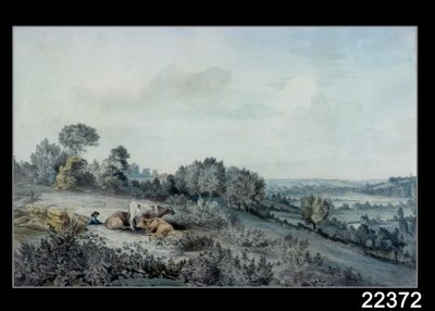 De vallei van de Stour, kijkend naar East Bergholt door John Constable